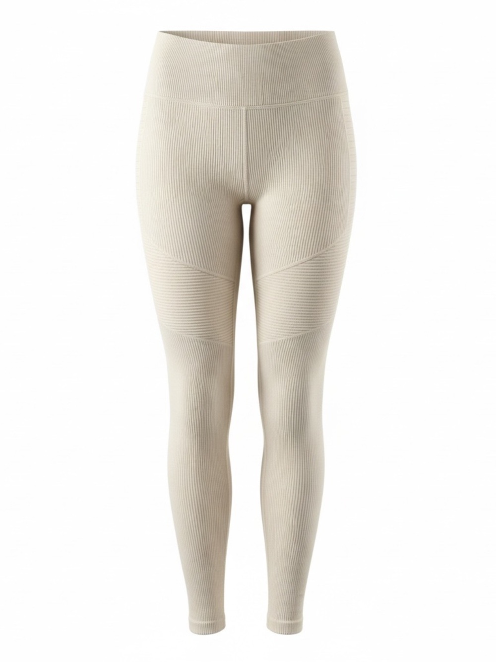 Avocado Ribbed Panel Joggers Womens S White Like New Moto Leggings